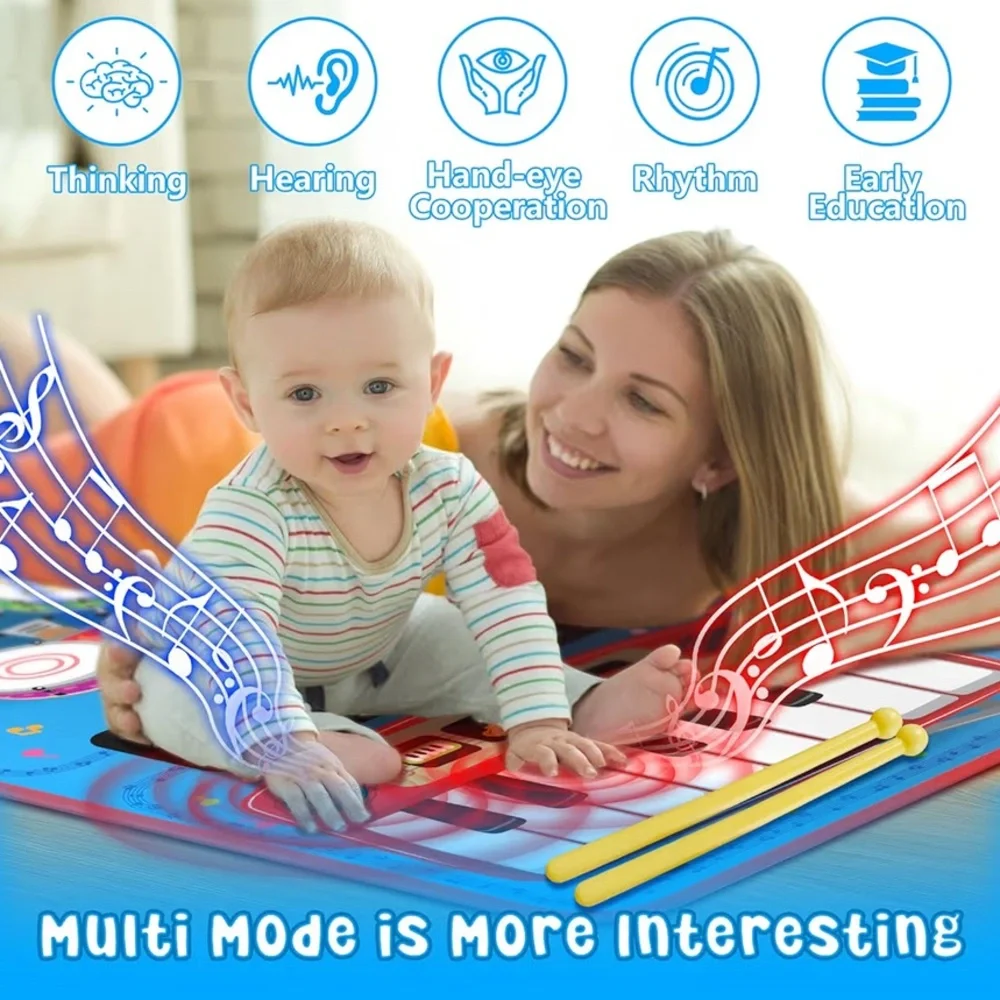 2-in-1 Musical Mat Toys